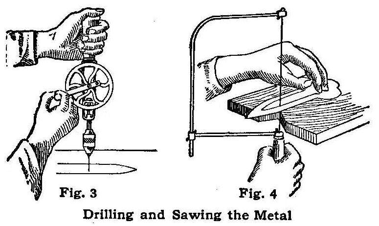 Drilling and Sawing the Metal