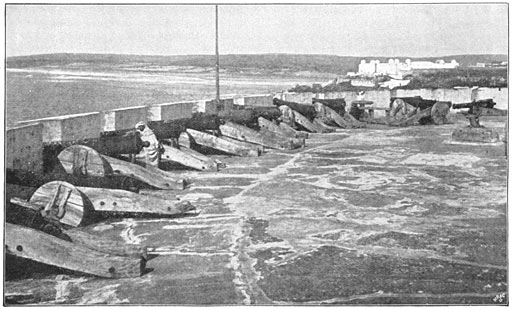 Strand-batterij bij El Araisch.