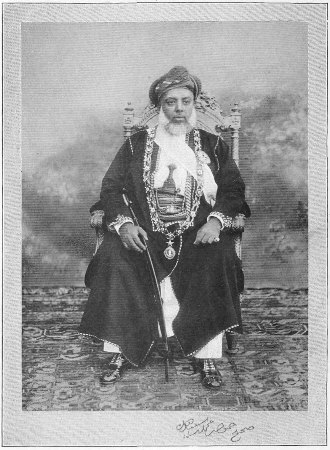 H.S.H. Hamud bin Muhamad bin Said, the Late Sultan of
Zanzibar.