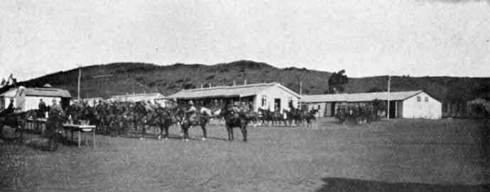 Leaving Pretoria. General Botha's Bodyguard departing