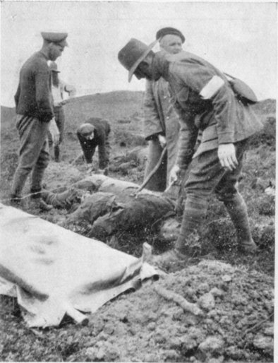 Burial Parties during the Armistice.