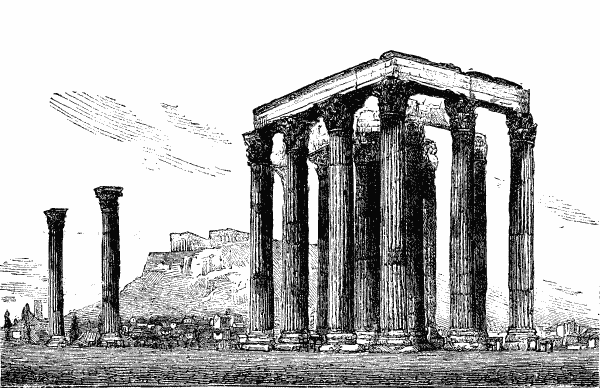 TEMPLE OF JUPITER, ATHENS.