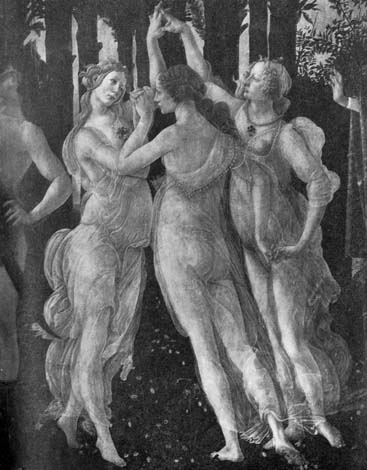 "THE THREE GRACES FROM THE PRIMAVERA"