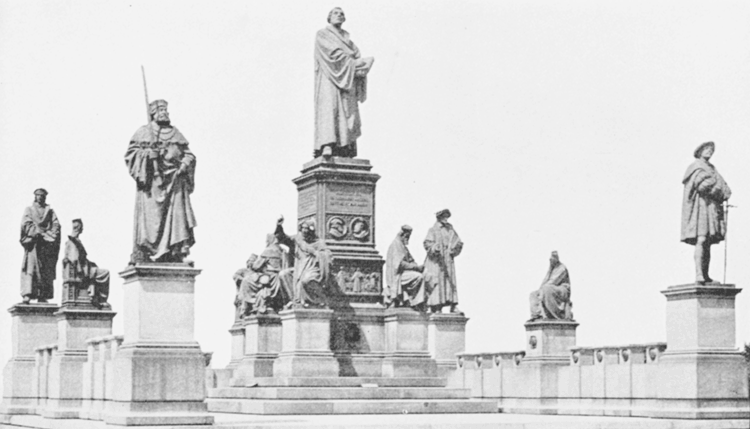 STATUE OF LUTHER AT WORMS.