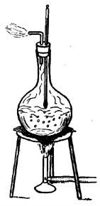 FIG. 9.—Determining one of the fixed points of a thermometer.
 