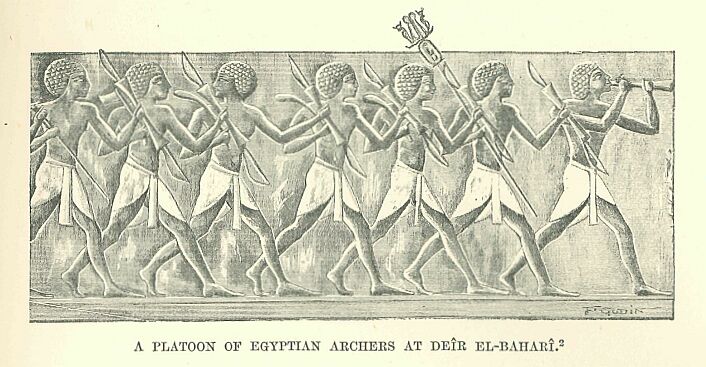 313.jpg a Platoon of Egyptian Archers at Der El-bahar 