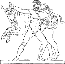 Hercules and the Cretan bull