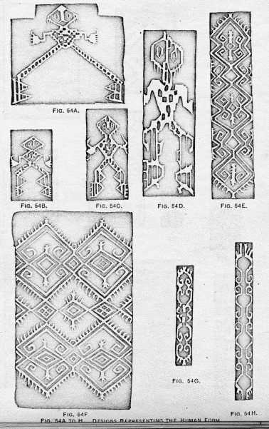 FIG. 54A TO H. DESIGNS REPRESENTING
THE HUMAN FORM.