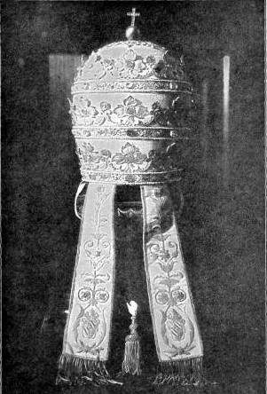 THE TRIPLE CROWN

The Pope's Tiara, from a photograph taken
in the Vatican at Rome.