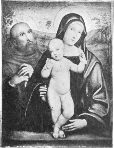 FIG. 32.—SCHOOL OF FRANCIA. MADONNA AND CHILD.
LOUVRE.