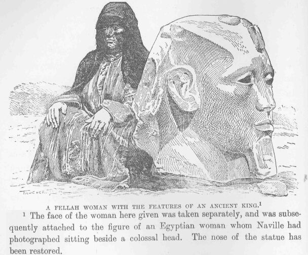 062.jpg a Fellah Woman With the Features of an Ancient King. 1 