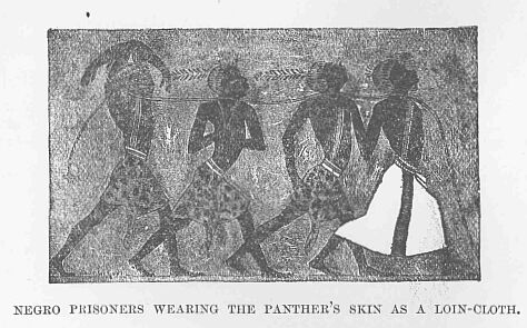 066.jpg Negro Prisoners Wearing the Panther's Skist As A Loin-cloth. 