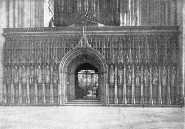 The Choir Screen.