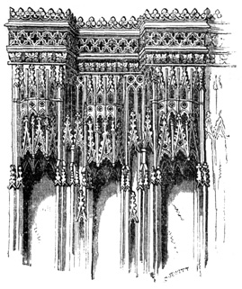 Part of the Altar Screen, Winchester Cathedral.