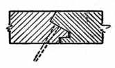 Fig. 104.—Method of
    Secret-nailing Hardwood
    Flooring Boards.