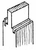 Fig. 166.—Tenon
    with Tongued and
    Grooved Shoulder.