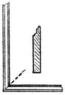 Fig. 321.—
    Mitred Skirting.