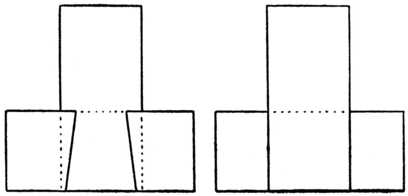 Fig. 385A.—Front Elevation. Fig. 385B.—Back Elevation.