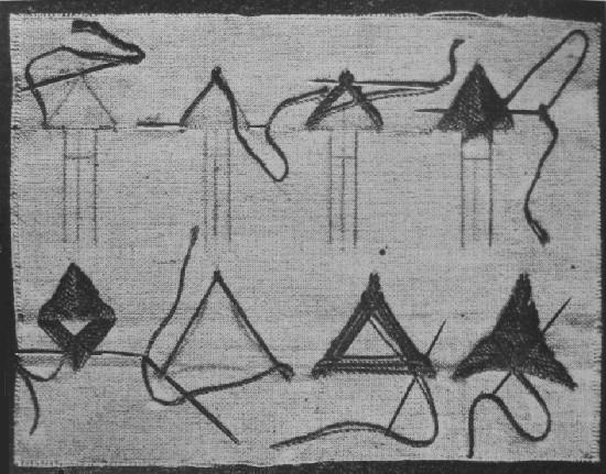 ARROW HEAD, DOUBLE ARROW HEAD AND CROW'S FOOT.