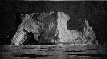 A large iceberg