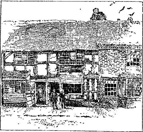 SHAKESPEARE'S BIRTH-HOUSE BEFORE THE RESTORATION IN
1857.