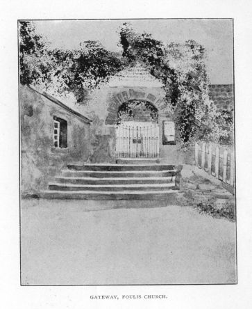 Gateway, Foulis Church.