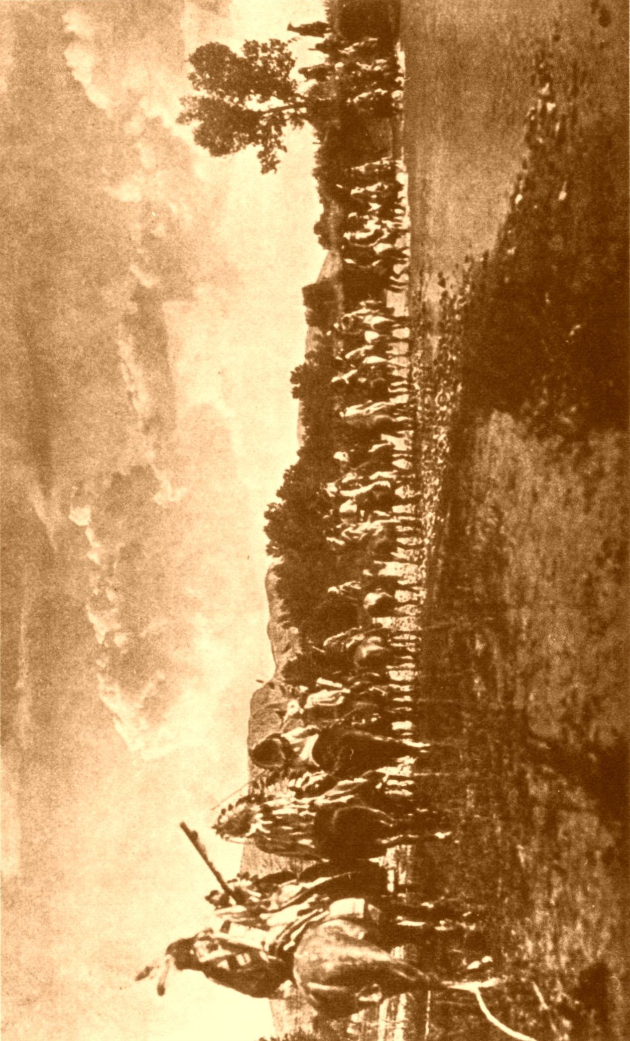 Chiefs Fording the Little Bighorn