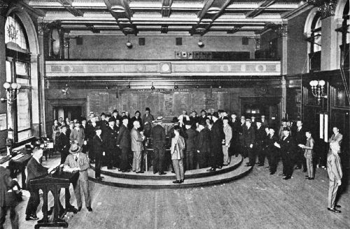 The Coffee Pit in the New York Coffee and Sugar Exchange