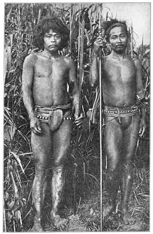 Ilongot Men of Puludpud in the Former Spanish Commandery of Principe.