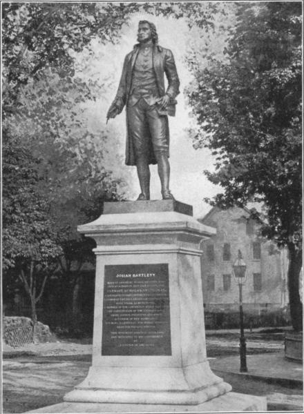 JOSIAH BARTLETT STATUE, HUNTINGTON SQUARE, AMESBURY