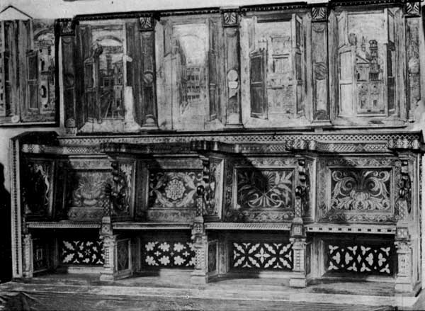 Plate 18.—Stalls from the Cathedral, Lucca.