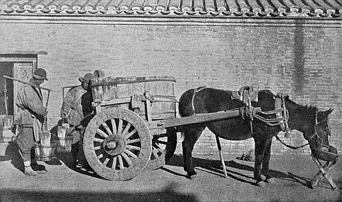 Reproduced by permission of The Philadelphia Museums.
WATER CART. PEKIN, CHINA.