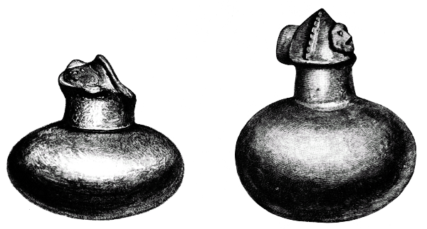 Fig. 448.--Bottle: Arkansas--1/3; Fig. 449.--Bottle: Arkansas--1/3.