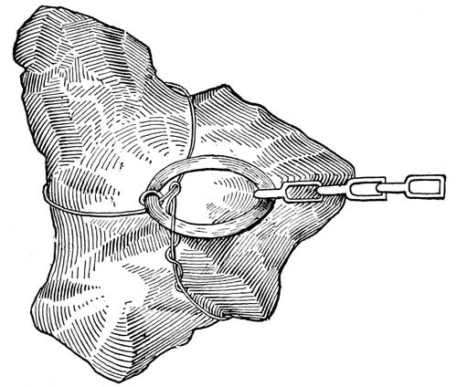 Method of Attaching a Triangular Stone.