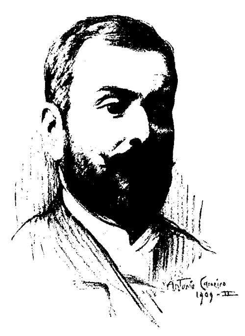 Oliveira Martins.—Desenho de Antonio Carneiro.