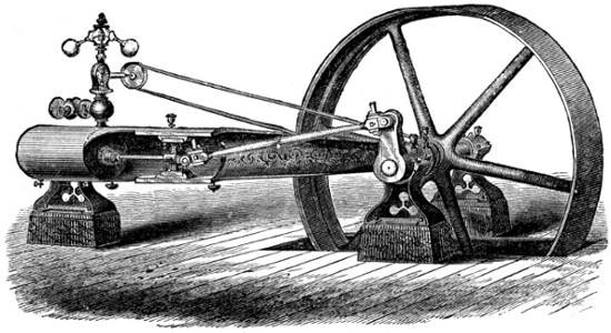 Horizontal Stationary Steam-Engine