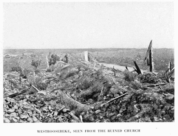 WESTROOSEBEKE, SEEN FROM THE RUINED CHURCH