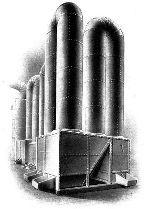 Goosenecks Used for Collecting Sublimed White Lead Fume