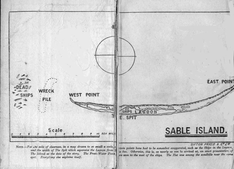 map of Sable Island