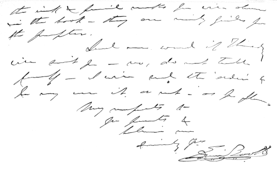 Letter from Edwin Booth to Clara Louise Kellogg