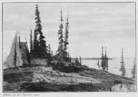 Photo: J. W. Tyrrell, 1900.
WEST SHORE, ARTILLERY LAKE
IN LAT. 62 56'