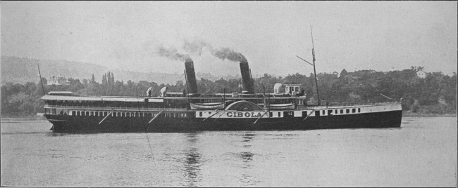 The CIBOLA in the Niagara River off Queenston. page 153