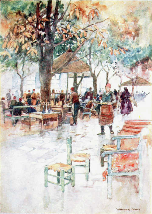 OPEN-AIR CAFÉ, STAMBOUL