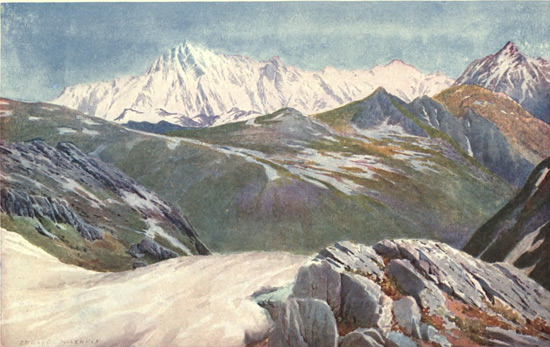 DISTANT VIEW OF NANGA PARBAT FROM THE KAMRI PASS