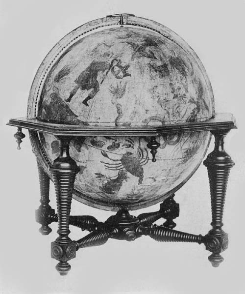 Celestial Globe of Dominico Rossi
(Mattheus Greuter), 1695.