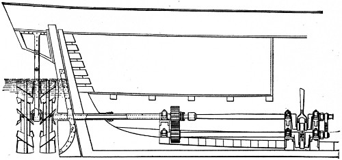 Scre propeller and drive train