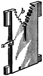 Linotype matrix