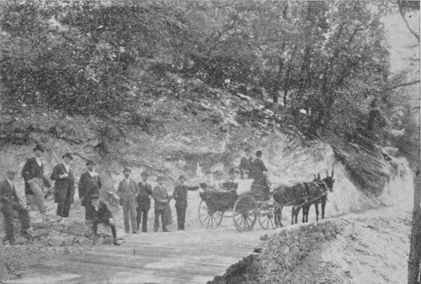 Carriage Road from Alpine Tavern to Inspiration Point.