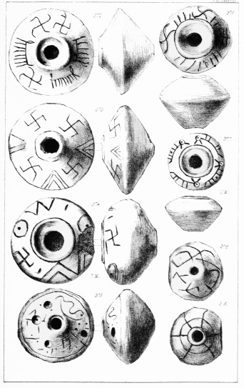 SPECIMENS OF WHORLS, &c. DUG UP AT TROY