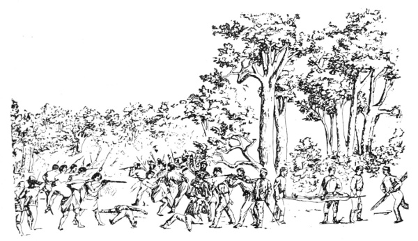 Fight at Moturoa, sketch two.